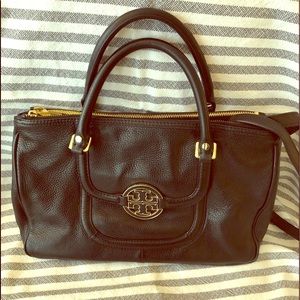 Tory Burch Satchel Amanda Black